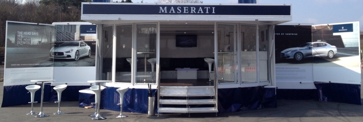 Maserati Exhibition and Hospitality Unit