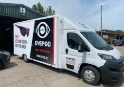 3500 kg mobile opticians unit for eyepod eyewear