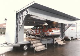 Audi Touring Car Championship Car Display Trailer and Merchandise Trailer