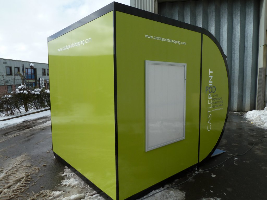 Castlepoint information Kiosk rear view
