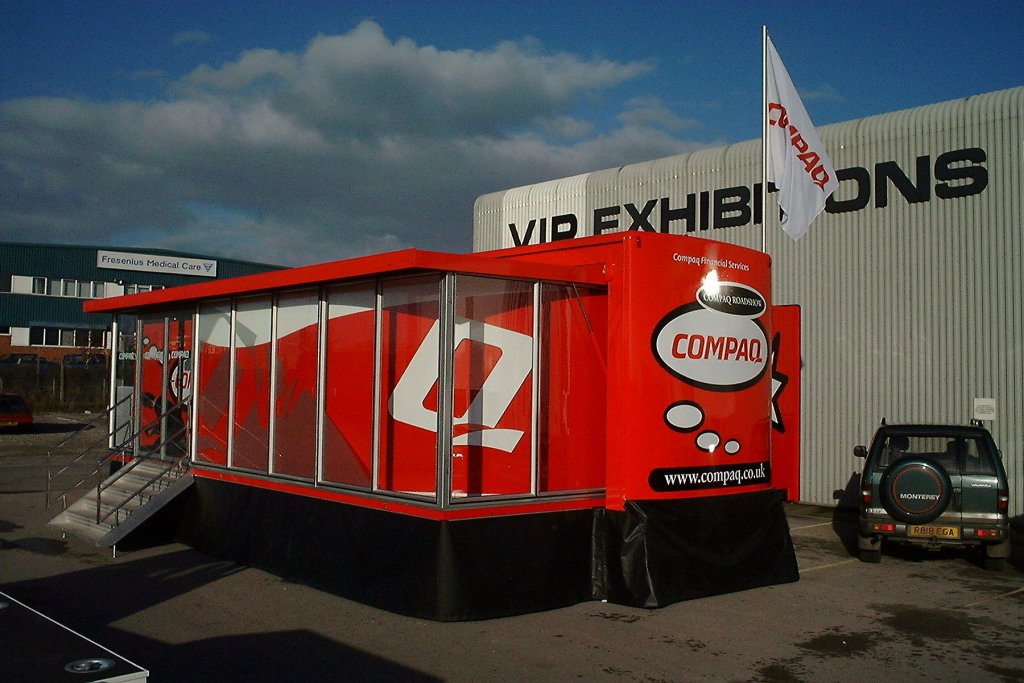 Compaq Computers Mobile Exhibition and Sales Trailer