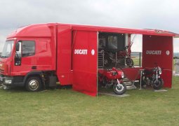 Ducati Motorcycle Exhibition Truck