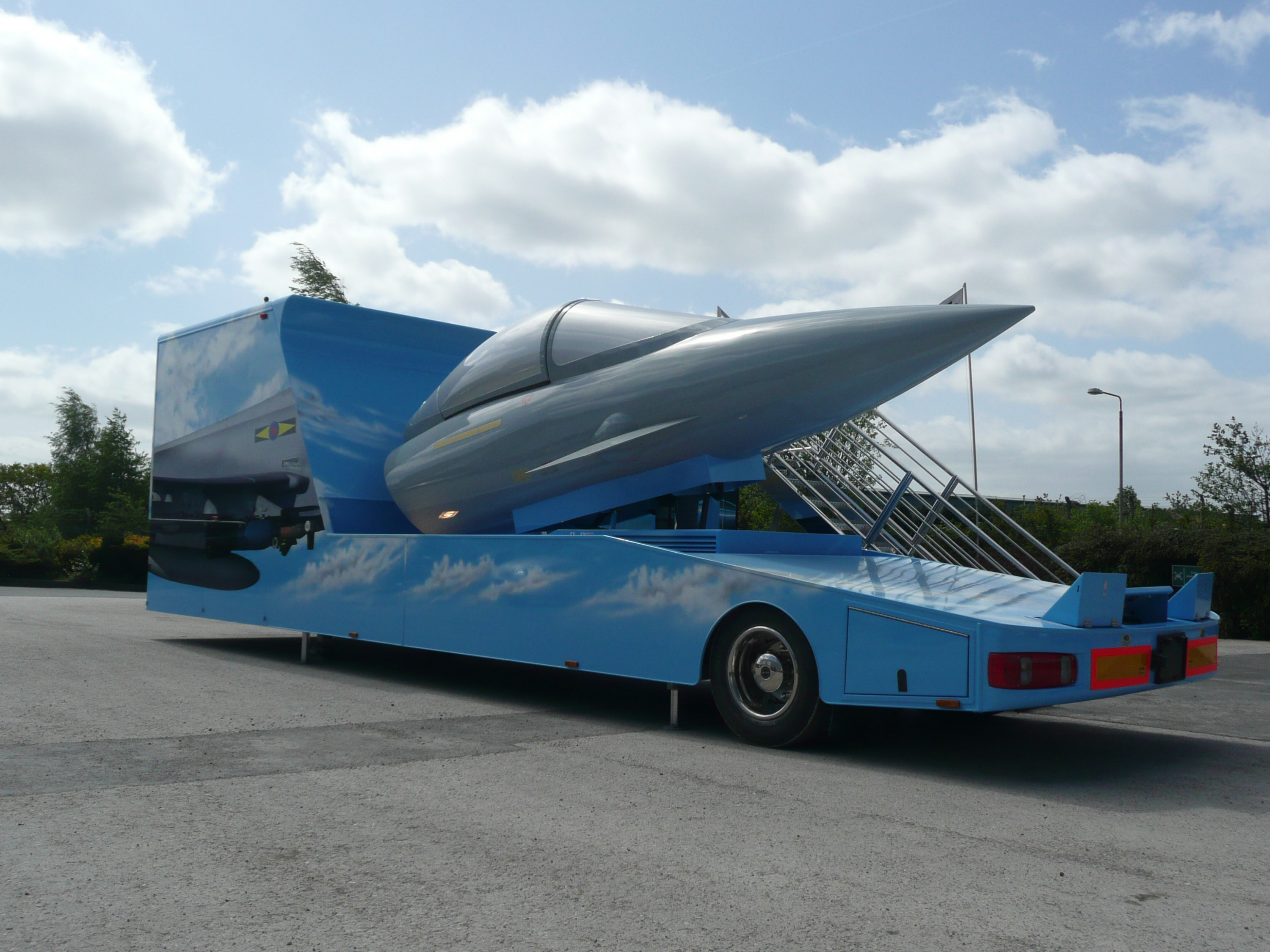 Eurofighter Single Seat Simulator in a climb