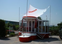 Honda Lightweight Artic and Drawbar Exhibition and Hospitality Trailers