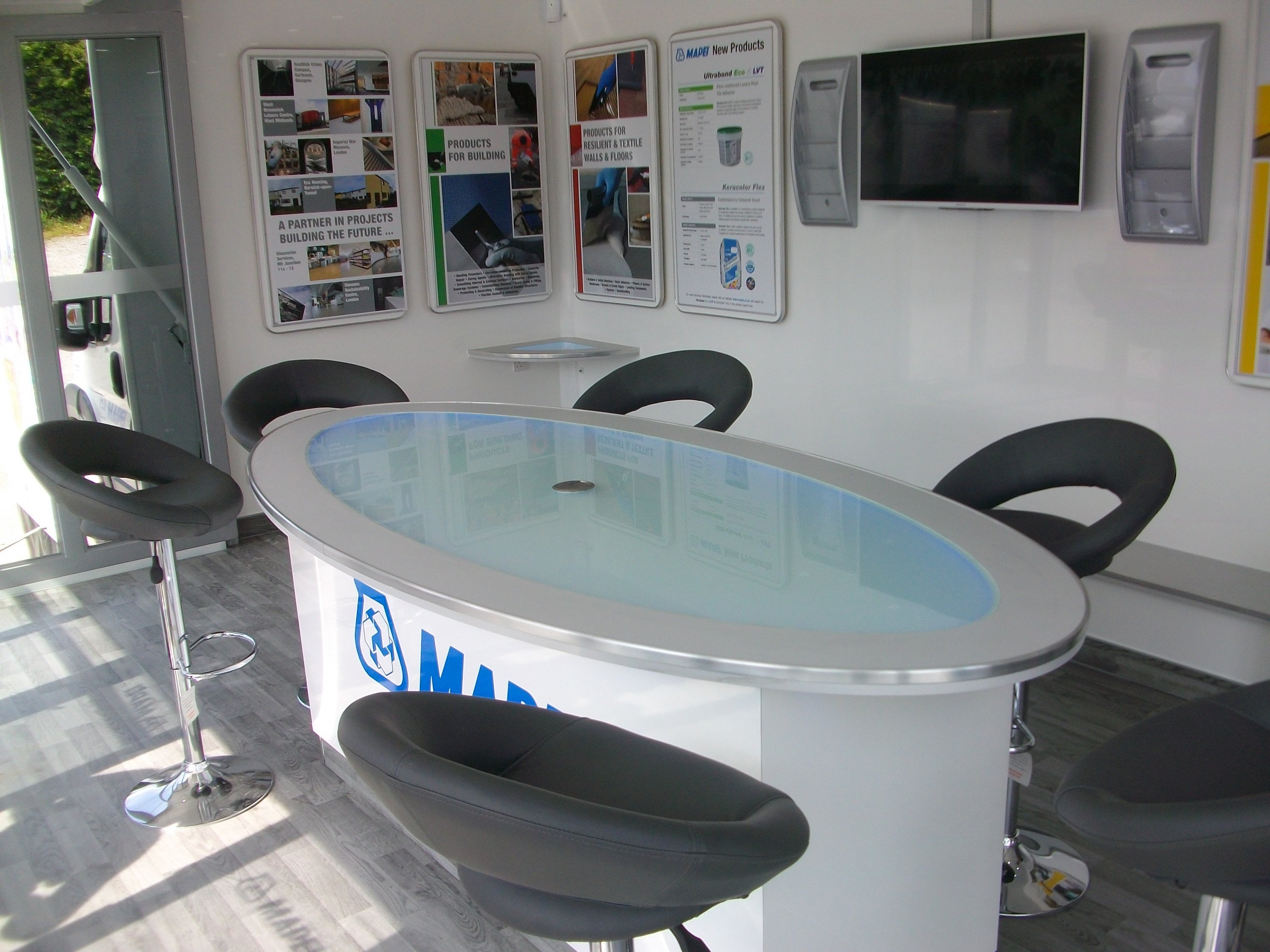 Mapei Demonstration and Exhibition Van