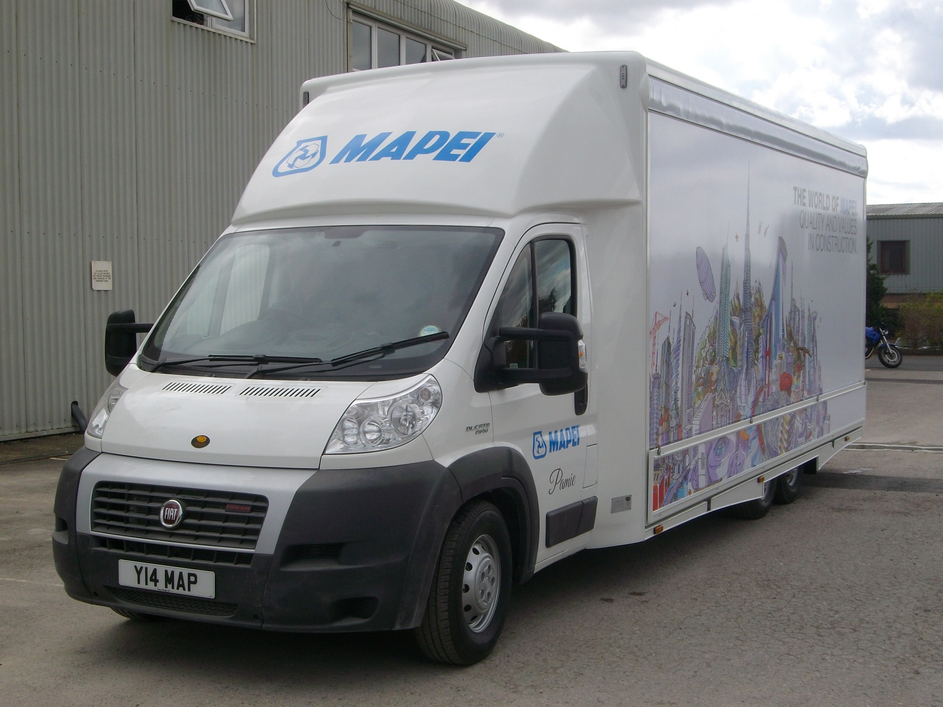 Mapei Demonstration and Exhibition Van