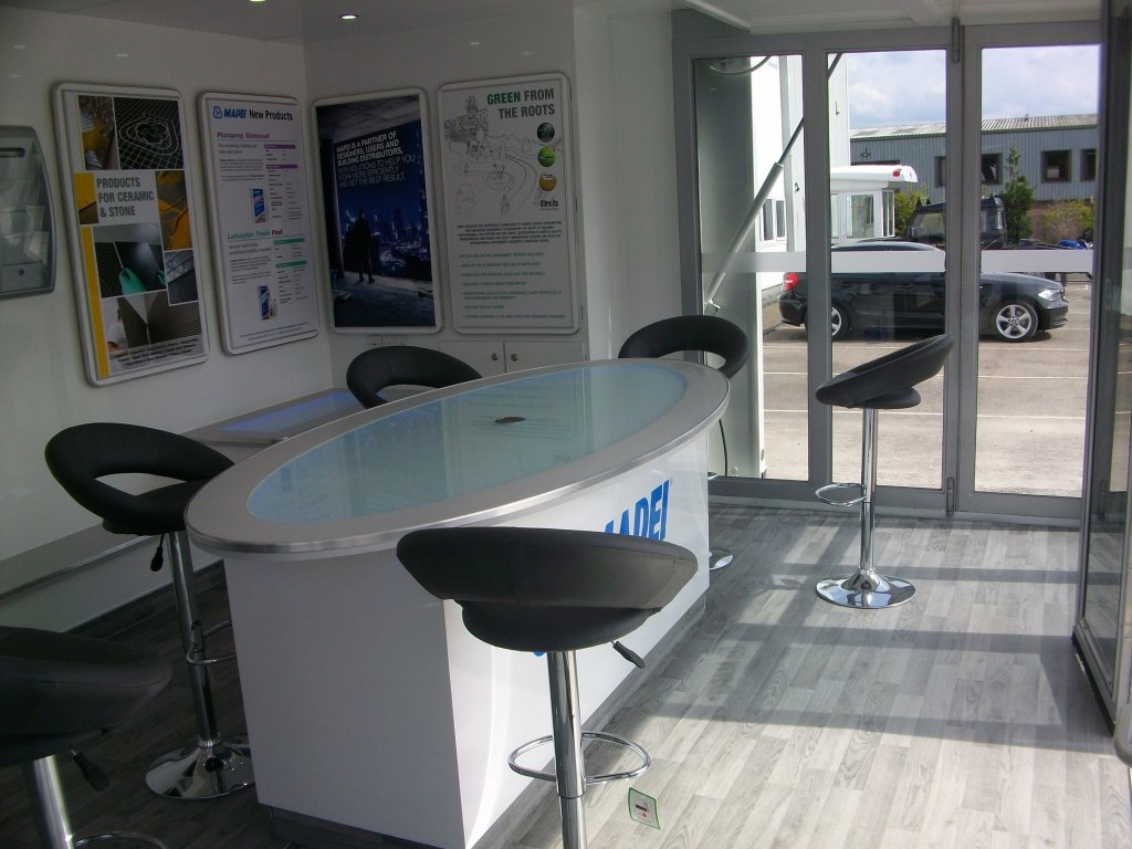 Mapei Demonstration and Exhibition Van