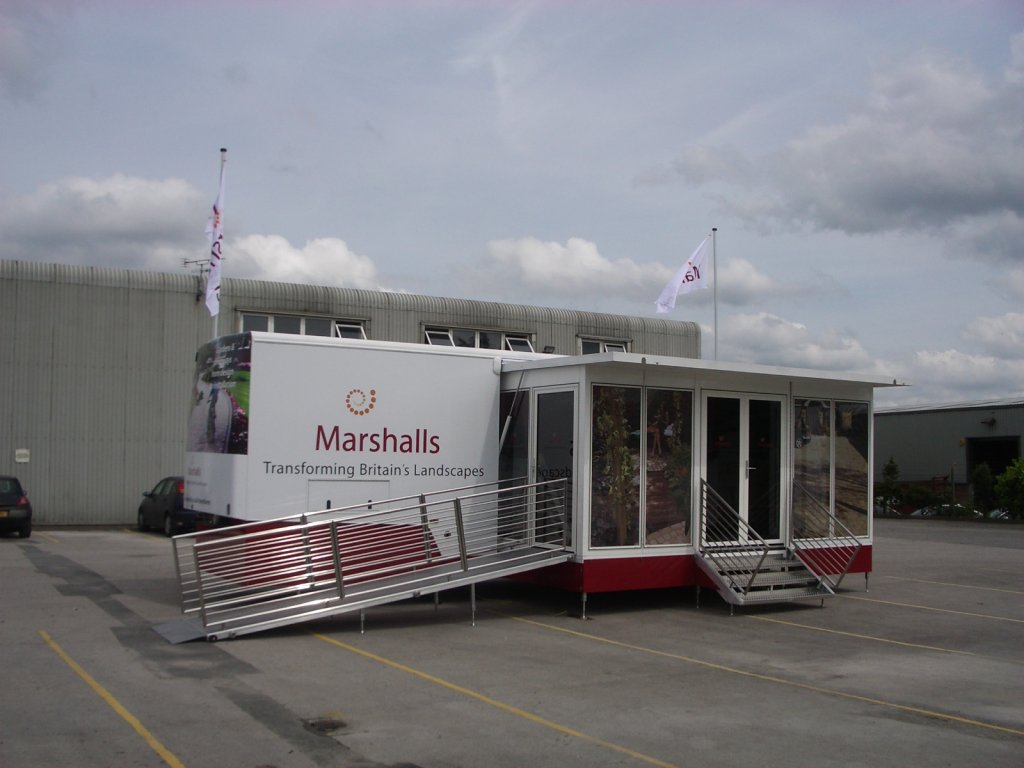 Marshalls Lightweight Artic Exhibition Trailer