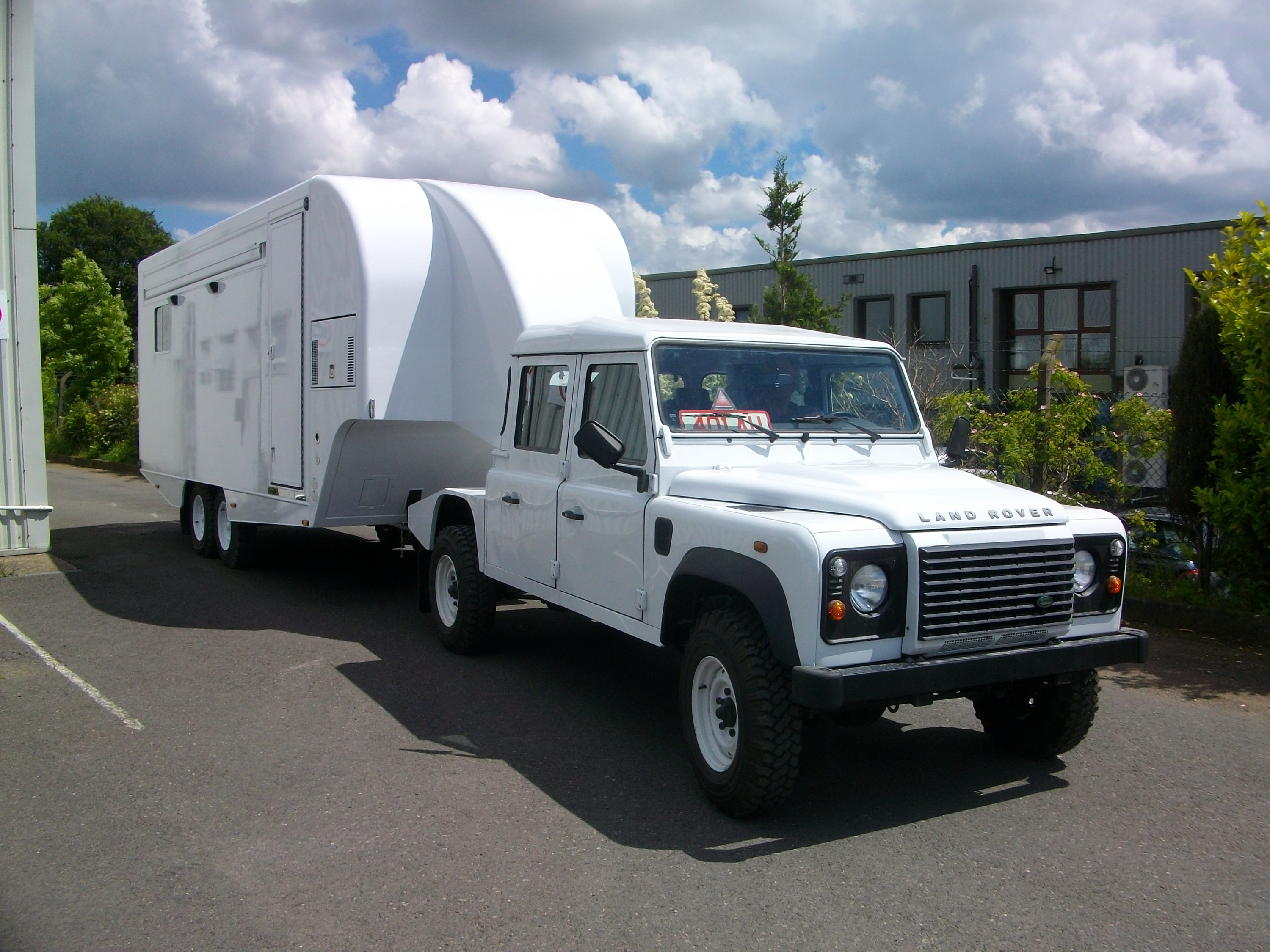 Off Road Clinic for WHO Eritrea Front View on the road