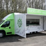 5500 kg neat displayflex mobile cookery demontration unit for moguntia foods