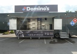 Dominos Pizza Catering Trailers