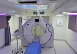ct scanner in a trailer