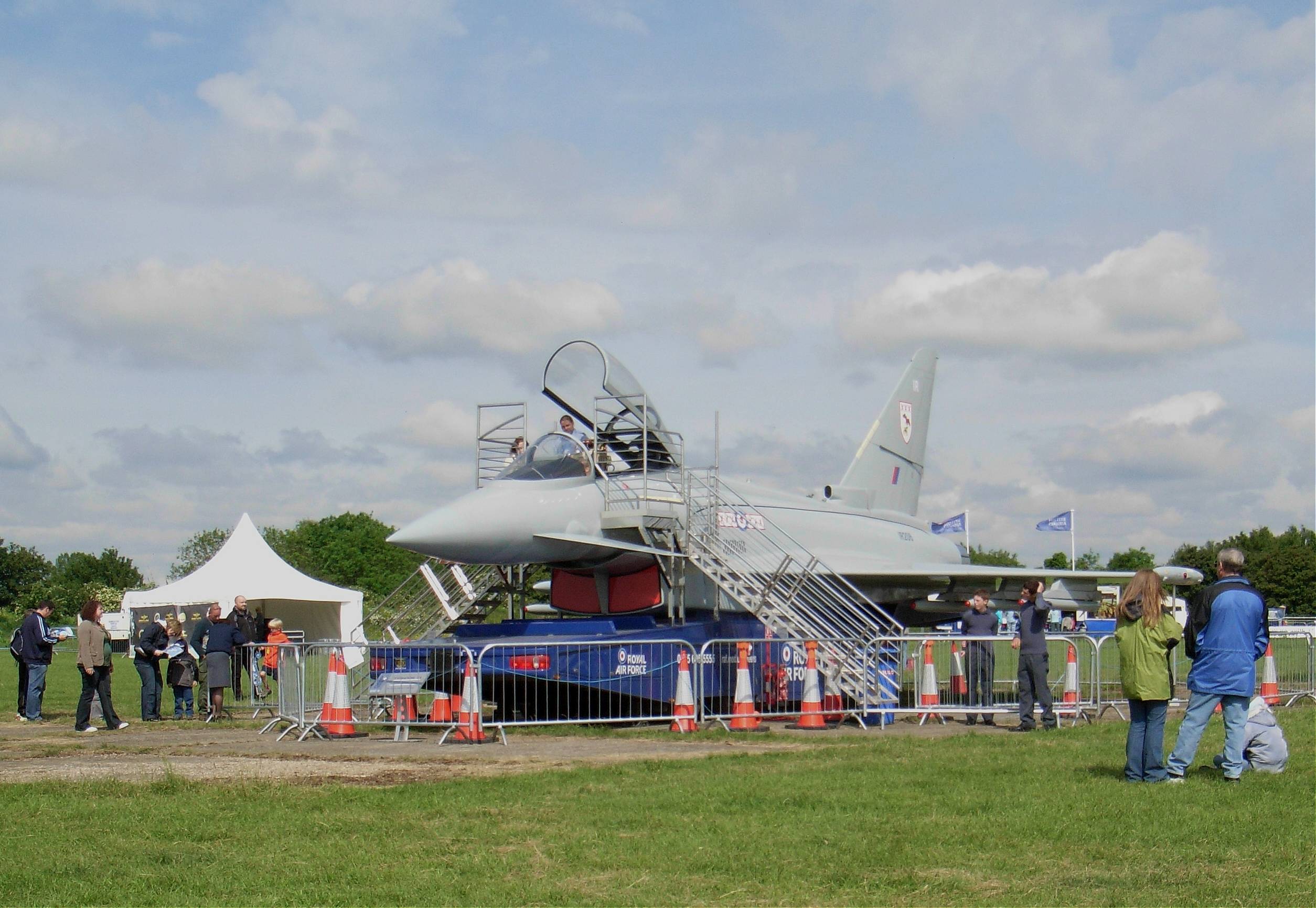 RAF Eurofighter deployed at Spirit of Adventure show