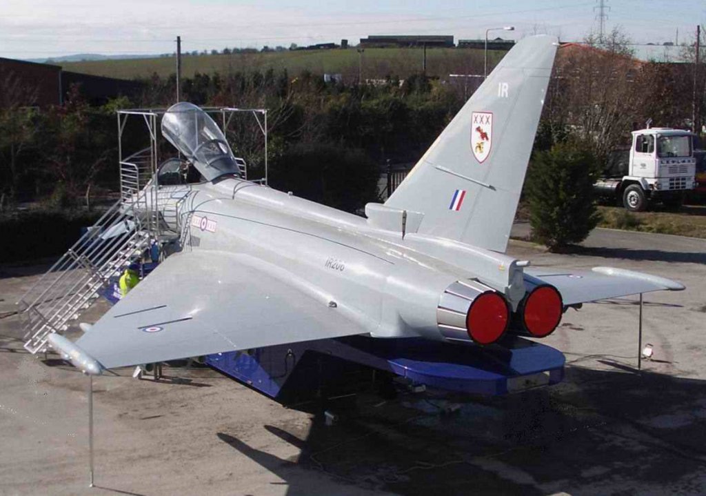 RAF Chinook Replica Recruitment Simulator Trailer