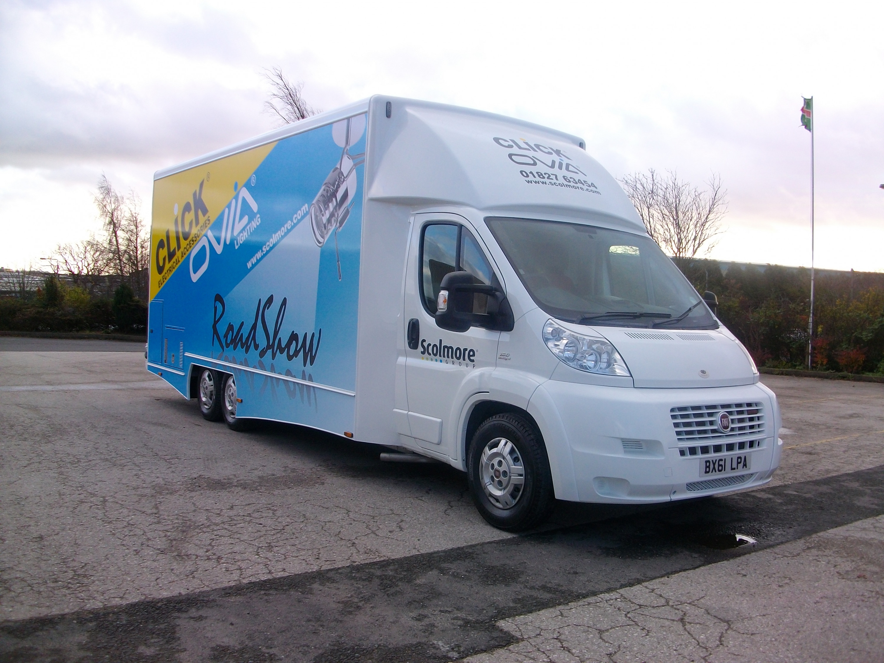 Scolmore Lighting Product Display Vehicle