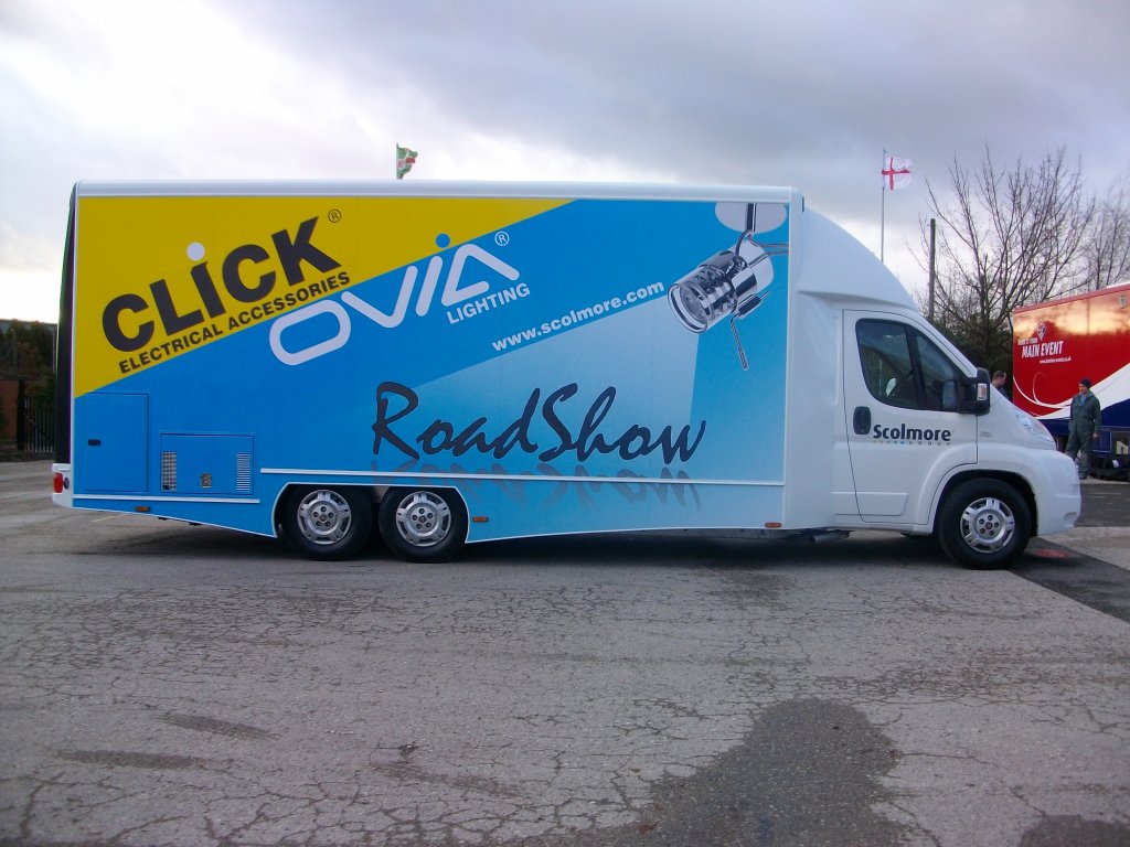 Scolmore Lighting Product Display Vehicle
