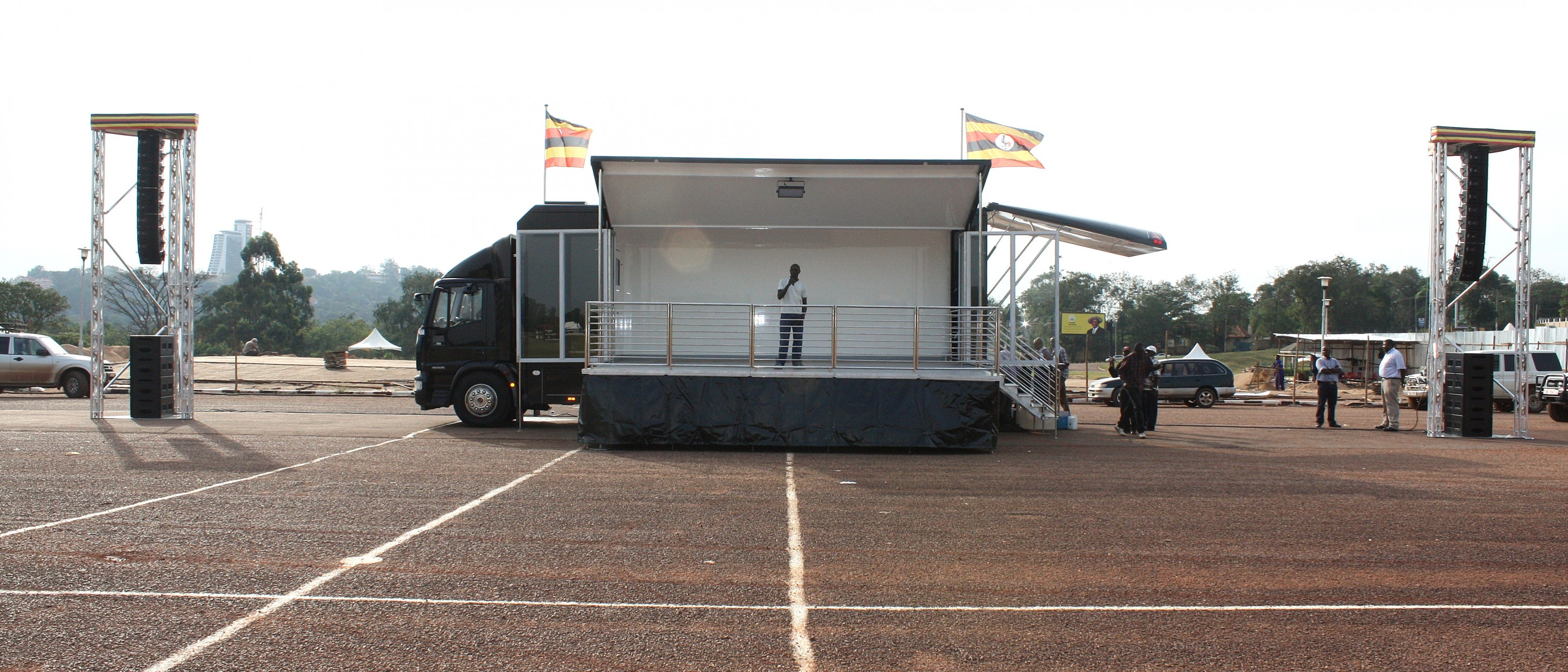 Ugandan Election Stagetruck