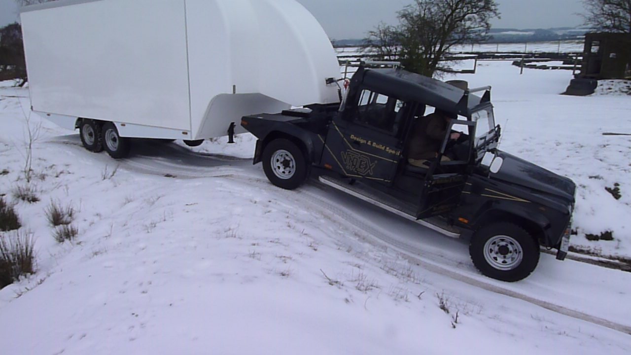 Venturer Off Road Clinic in the snow
