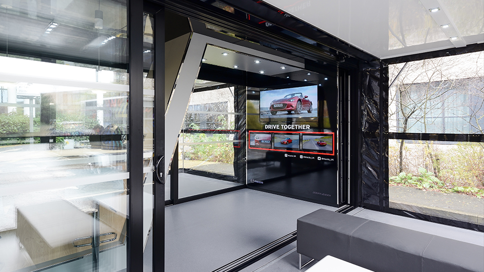 Mazda double expanding sales container