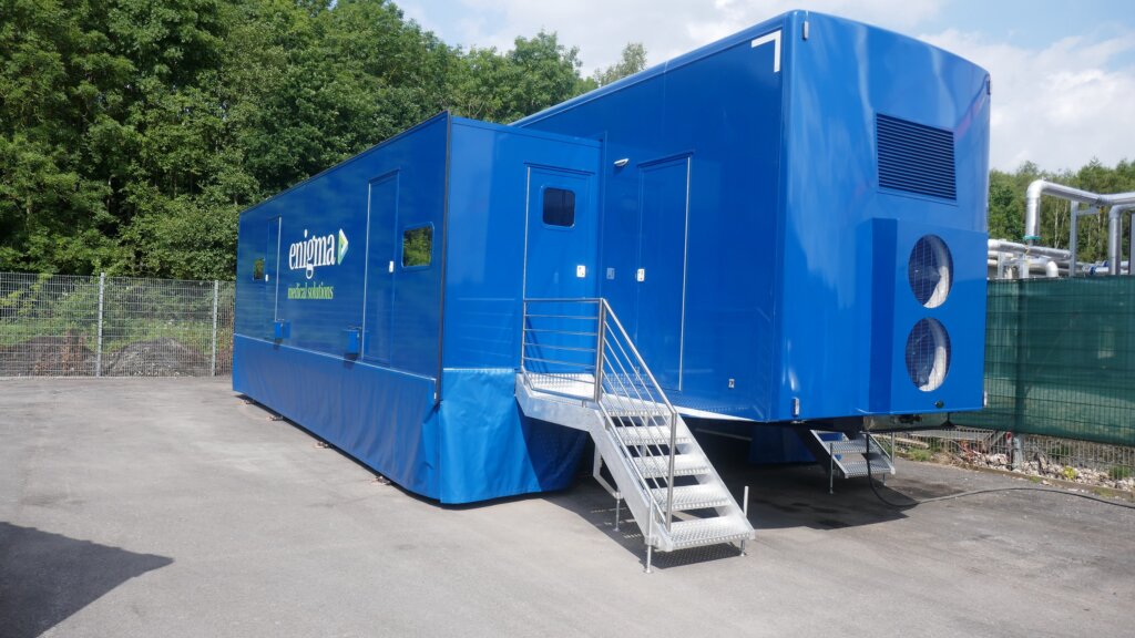 14 metre Double Expandable Mobile Operating Theatre for the UK