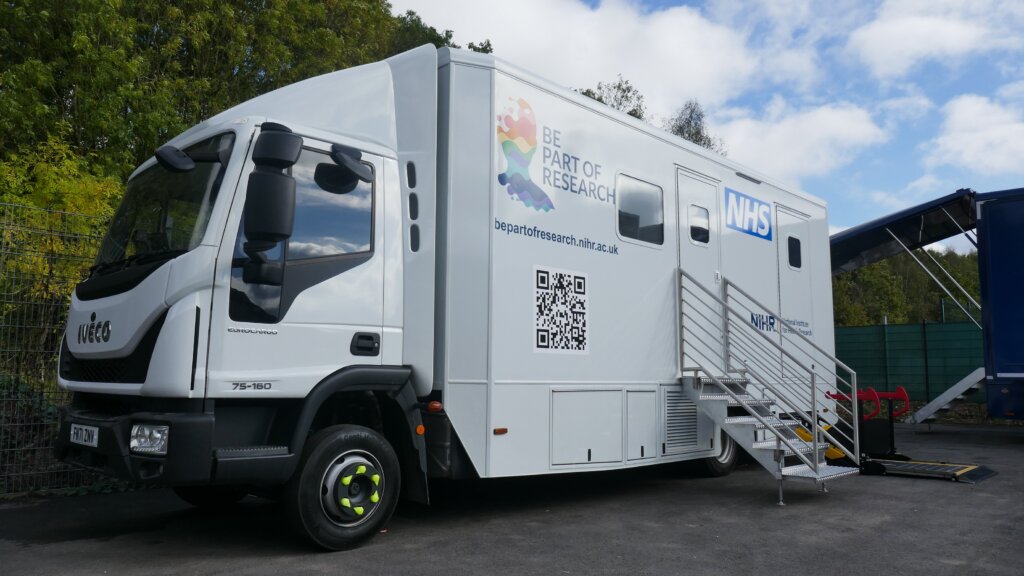 Mobile Pharmacy Research Clinic vehicle for Manchester University NHS Foundation Trust and Cytiva