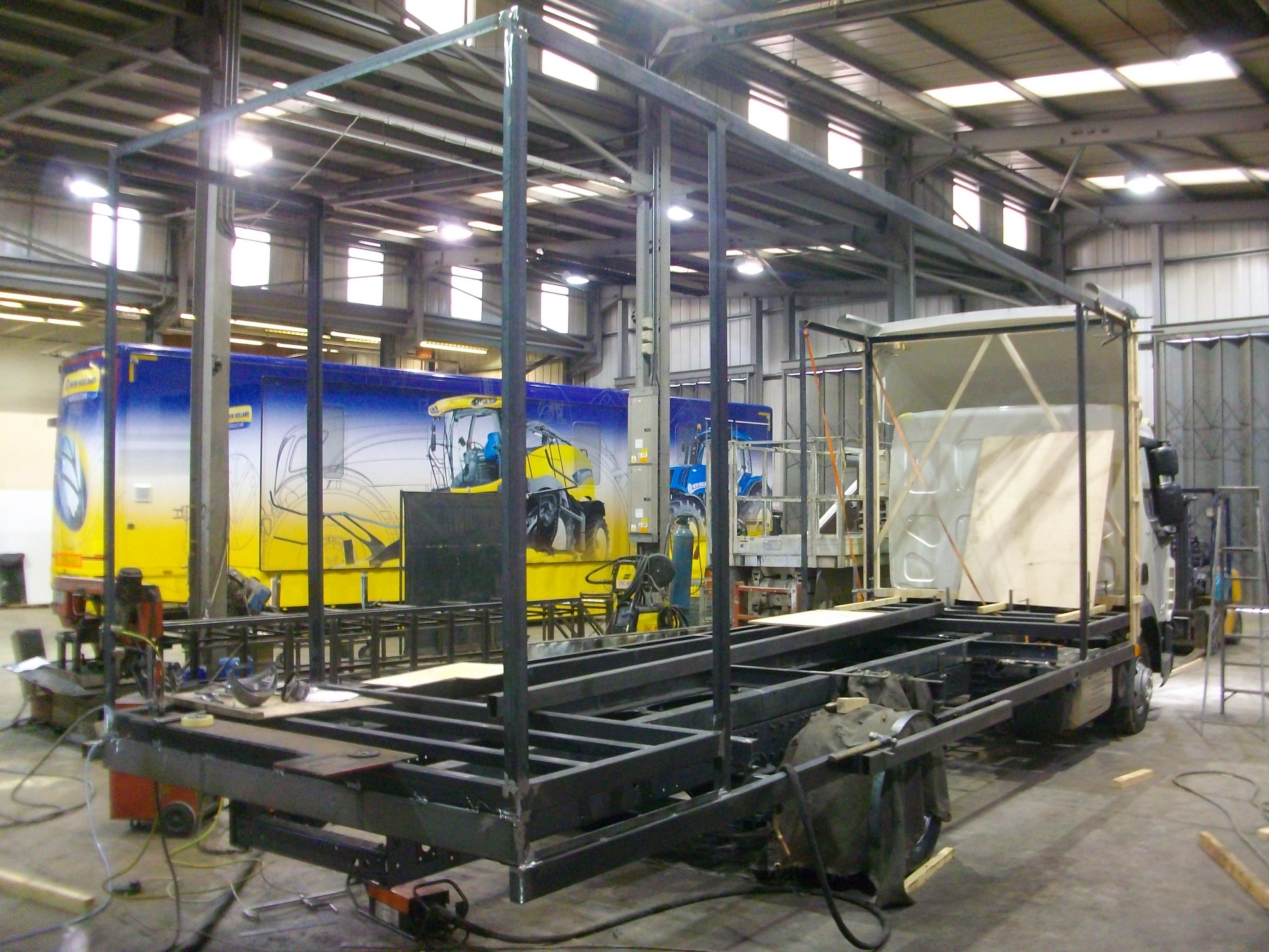 National Deaf Children Society Listening Bus under construction