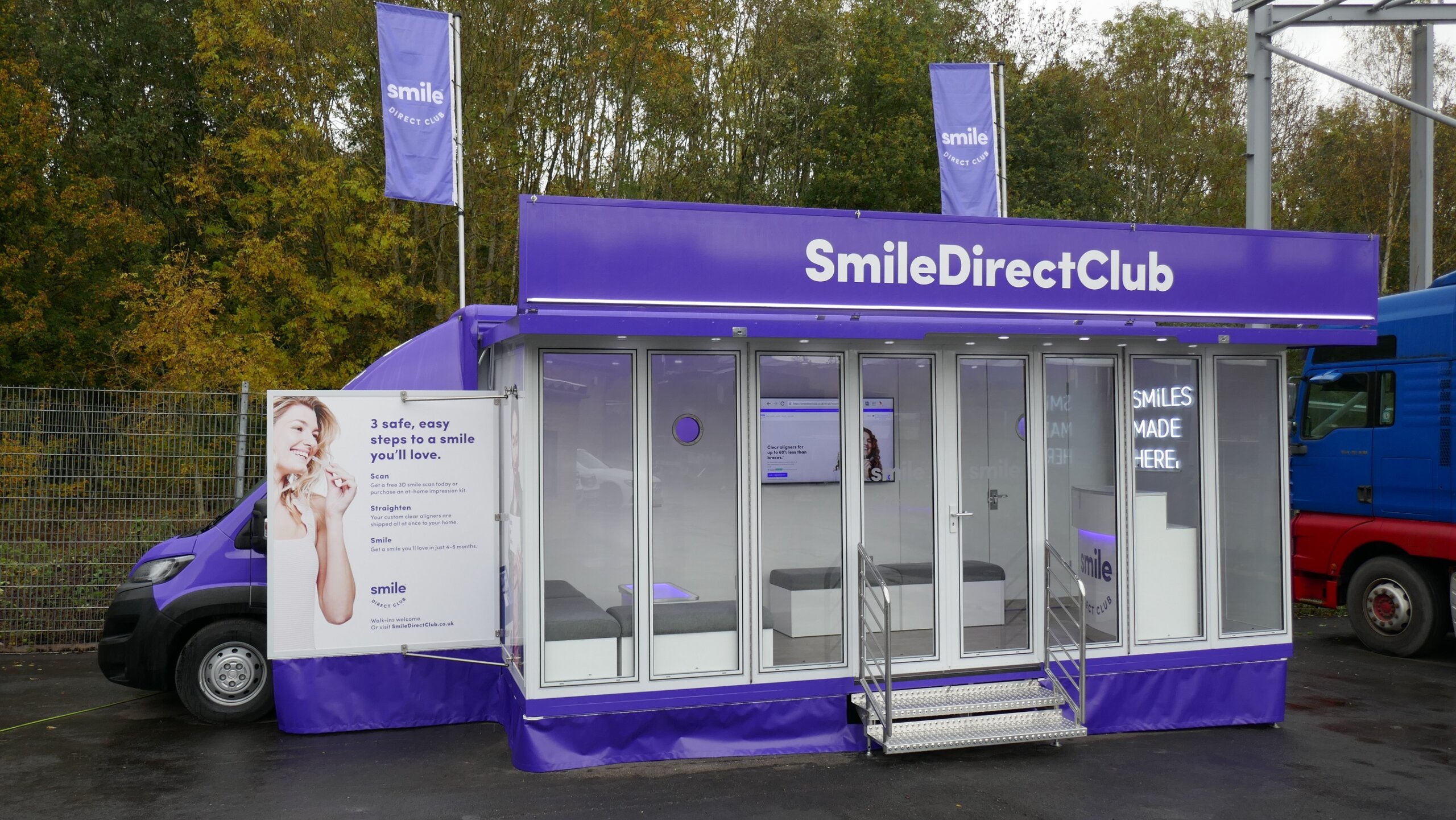 New Mobile Dental Scanning Unit for Smile Direct Club on 5,500 Kg Chassis