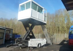 Compact Mobile Air Traffic Control Tower Drawbar Trailer goes to Albania