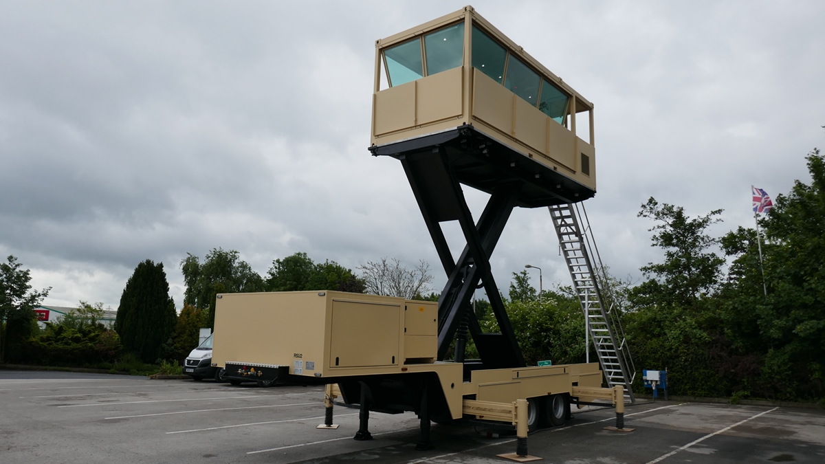 Mobile Air Traffic Control Tower Trailers for Middle East Air Force